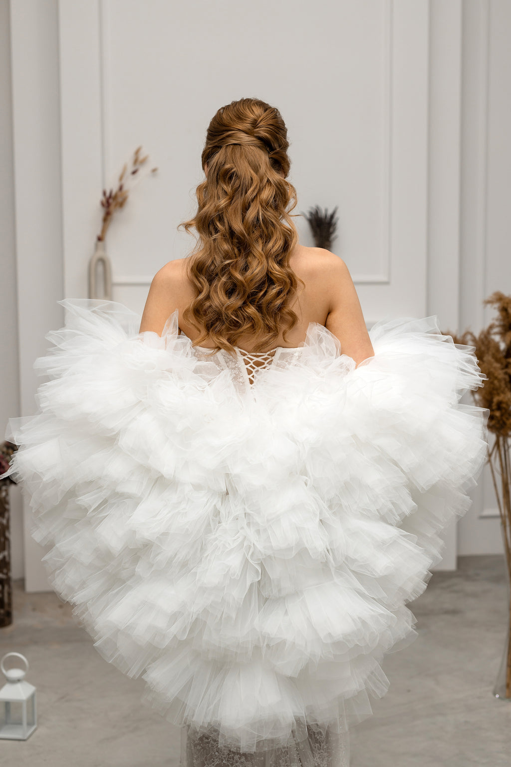 Milky Heart Bridal Cape