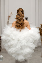 Milky Heart Bridal Cape