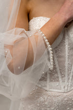 Royal Cathedral Bridal Veil with Pearl Embroidery