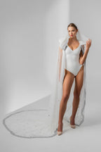Cathedral Glitter Bridal Veil with Swarovski Crystal Rhinestones