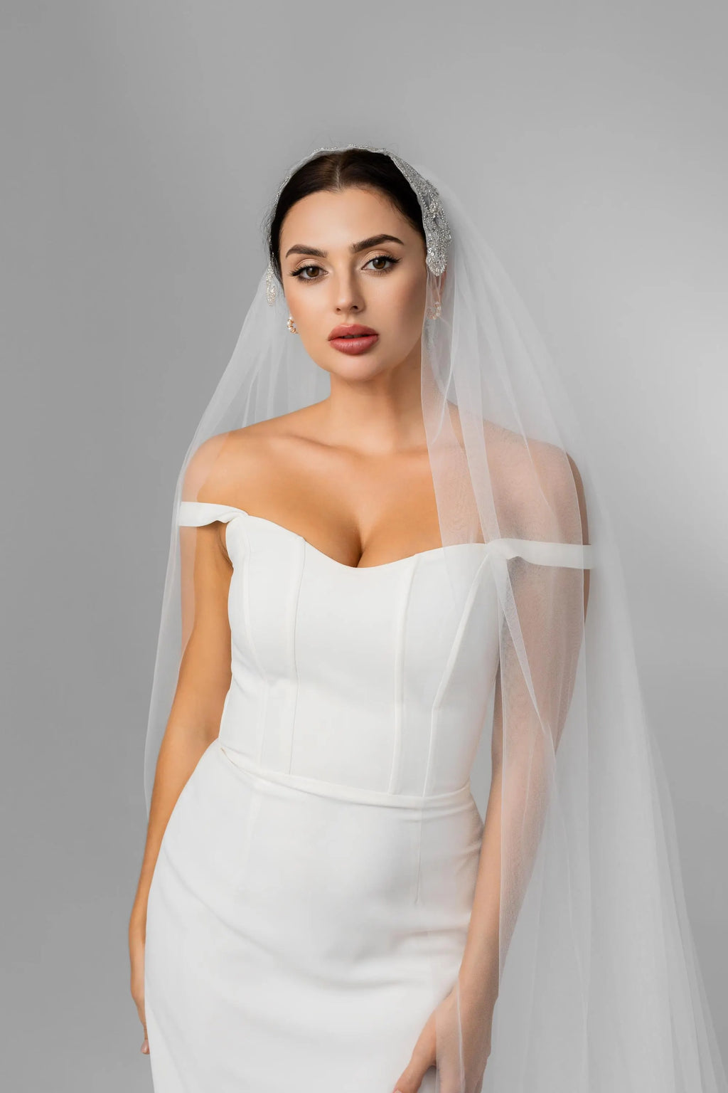 Ivory Cathedral Bridal Veil