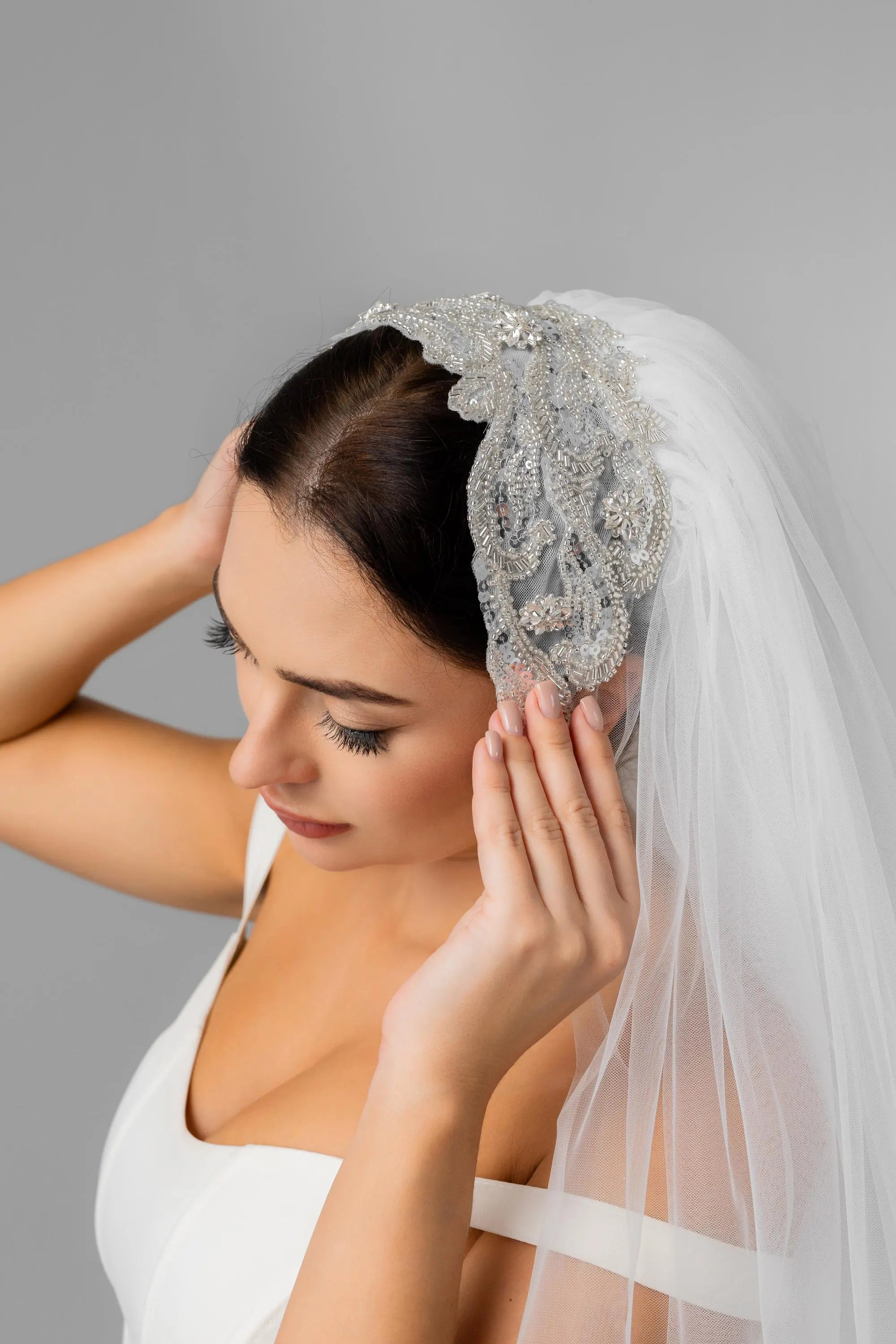 Ivory Cathedral Bridal Veil