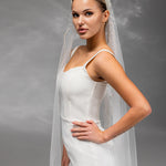 Cathedral Bridal Veil with Pearls