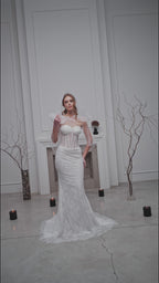 Chapel-Length Bridal Cape Veil with Hood